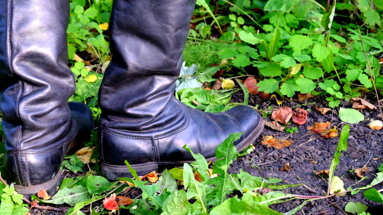 Crushing apples with russian chrome boots YouTube