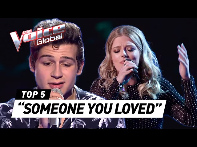 BEST 'SOMEONE YOU LOVED' (Lewis Capaldi) covers in The Voice class=