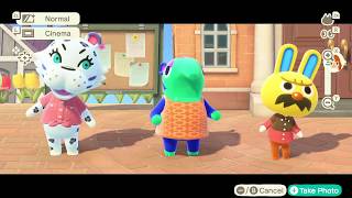 Bianca, Pango and Gaston singing Bubblegum K.K. Animal Crossing New Horizons