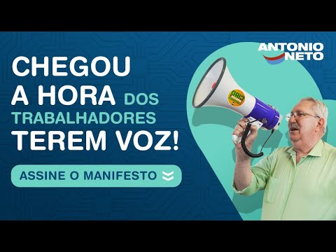 Chegou a hora dos trabalhadores terem voz. Faça parte deste projeto!