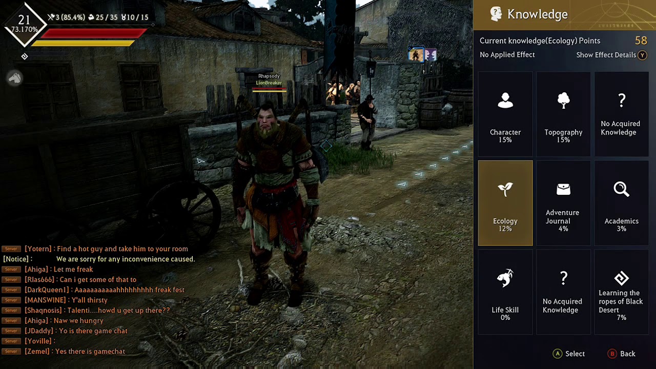 Black Desert Console Edition Why Energy and Contribution Points are