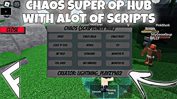 CHAOS SUPER OP HUB WITH ALOT OF SCRIPTS | ARCEUS X • DELTA • FLUXUS • HYDROGEN