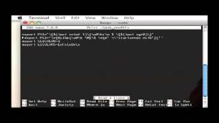 Color for Terminal "MAC OS X" screenshot 4
