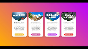 HTML - CSS Kart Tasarımı | Card Design with HTML - CSS