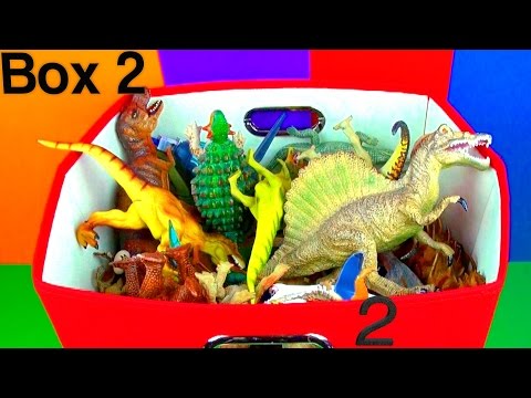 dinosaur-box-2-toy-collection-jurassic-world-t-rex-spinosaurus-toy-review-superfunreviews