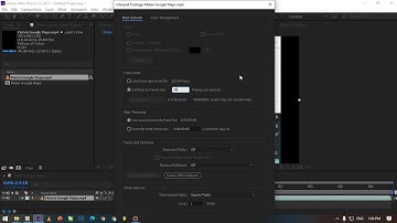 After Effect Error Overflow Converting ratio denominators ? Ini Cara Mengatasinnya