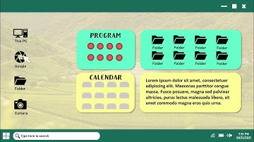 Thiết kế Slide phong cách Aesthetic Desktop - Google Inspired