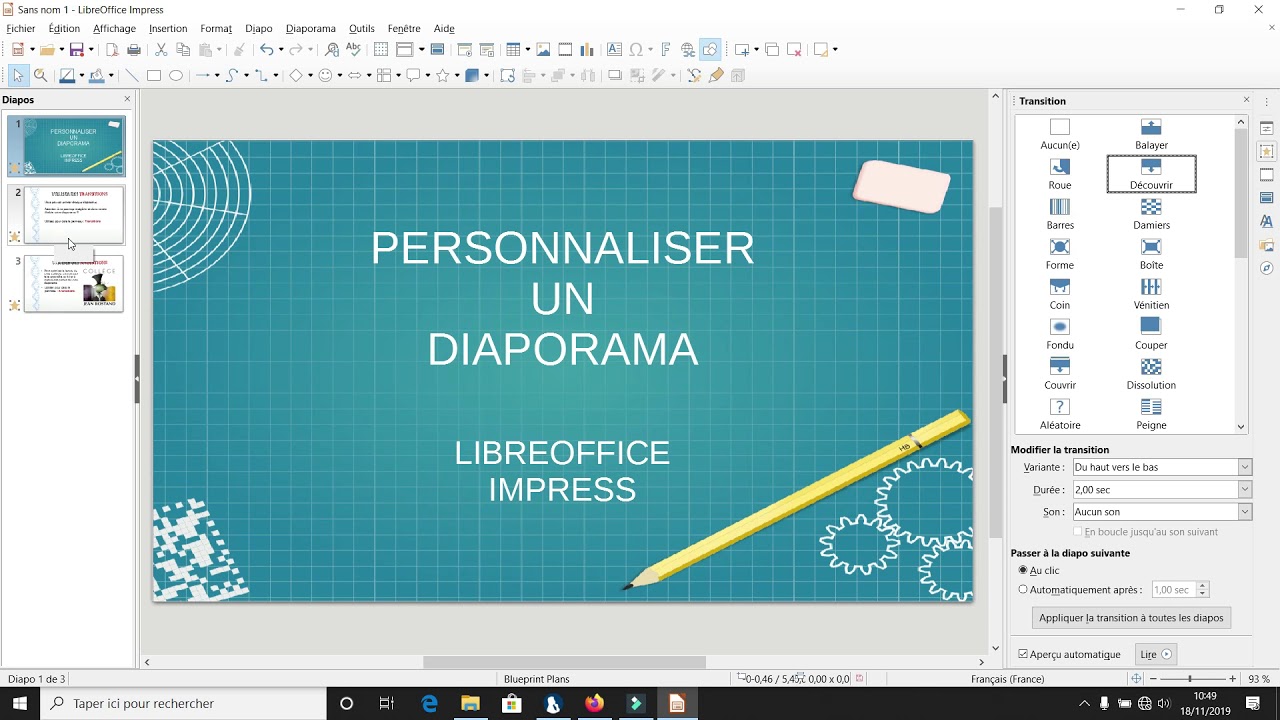 Comment Avoir De Nouvelle Page De Garde Sur Libreoffice Diaporama Libreoffice