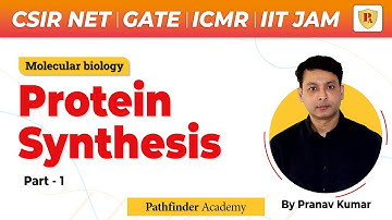Protein synthesis | Molecular biology | Pranav Kumar | CSIR NET | GATE | ICMR | IIT-JAM | CUET-PG