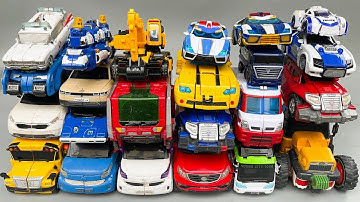 50 HelloCarbot Tobot Transformers Collection Adventure, Excavator, Fire Truck, Police Car Robot Toys