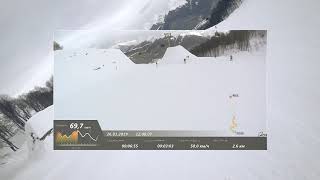 Летящие ломы против трассы Альпика сервис 2019