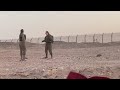 Israeli And Egyptian Soldiers Having A Dance Off At The Border
