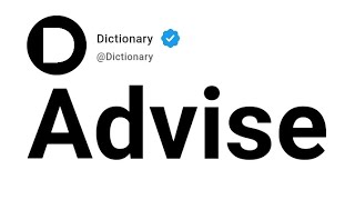 Advise Significado En Español Advise Syn