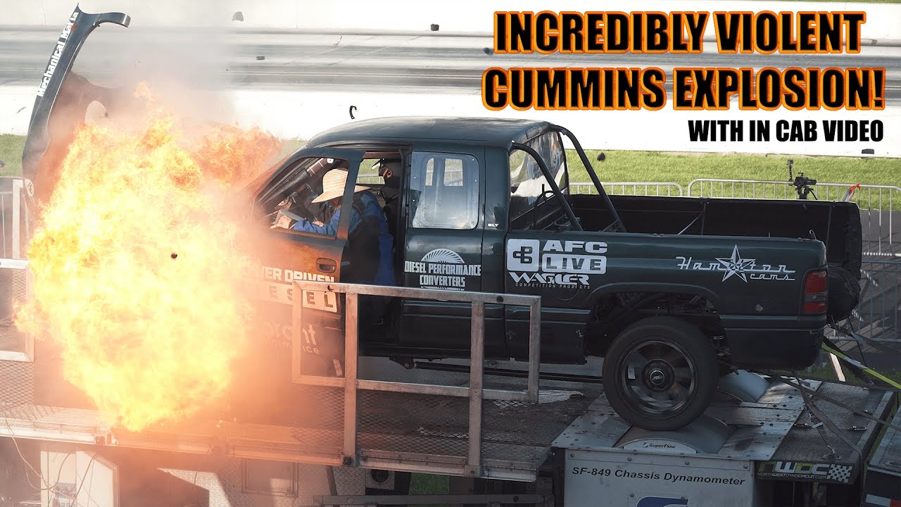 Cummins Dyno Explosion Full Story Power Driven Diesel Youtube