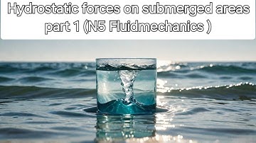 Hydrostatic forces on submerged areas part 1 (N5 Fluidmechanics)