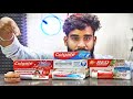 WHICH TOOTHPASTE IS GOOD ? कोनसा टूथपेस्ट आपके दांतों को खराब कर रहा है ? #testing