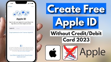 How to Create Free Apple ID without Credit Card on iPhone Latest Method (2023)