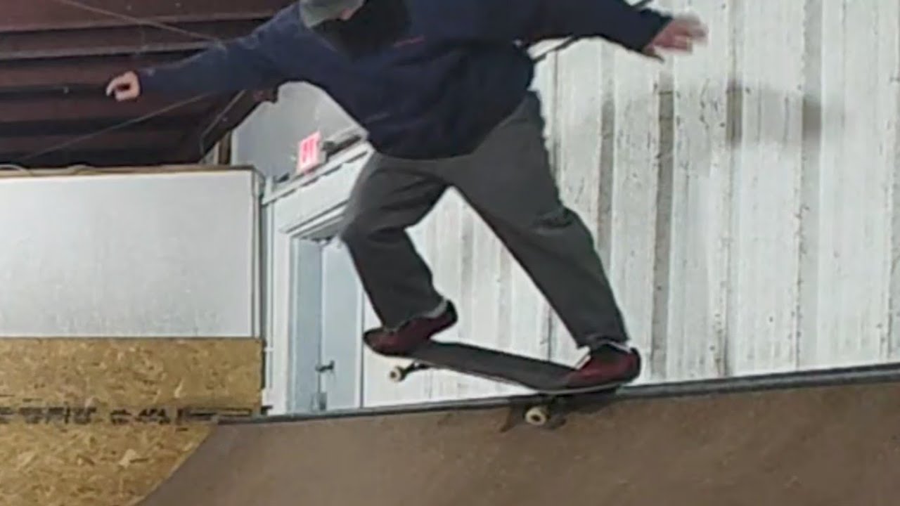 Warm up sesh in the Mini Ramp