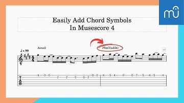 How To Easily Add Chord Symbols In Musescore 4