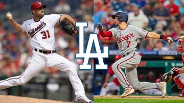 Los Angeles Dodgers Officially Acquire Max Scherzer & Trea Turner | MLB Trade Deadline | Nationals