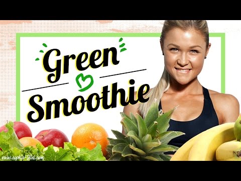 3 GREEN Smothie Rezepte um FIT zu werden | Tipps worauf man achten muss | Fit werden | Sophia Thiel. 