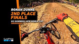 Gopro: Ronan Dunne - 2Nd Place Finals Run In Snowshoe | 2023 Uci Downhill Mtb World Cup