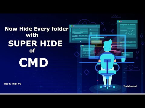 🔴 Super Hide Concept In Command Prompt | Tips&Tricks #2 | TechDudes!