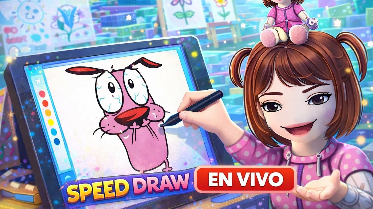 DIBUJANDO 💜 SPEED DRAW 💜 ROBLOX 💜