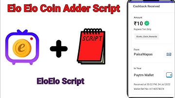 Eloelo Coin Adder Script || Unlimited refer bypass || Script tamilan