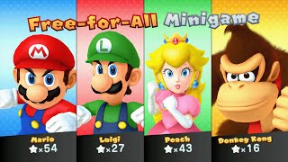 Mario Party 10  Mario vs Luigi vs Peach vs DK  Chaos Castle (Master Difficulty)