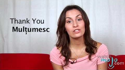 How to Say in Romanian Thank You