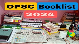 Booklist for opsc oas prelims and mains 2024