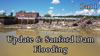 Update 6: Sanford Flood 2020 - Drone - Dam Collapse Part 1