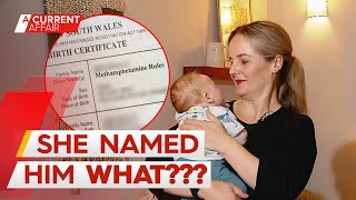 ABC journalist's shock baby name call | A Current Affair
