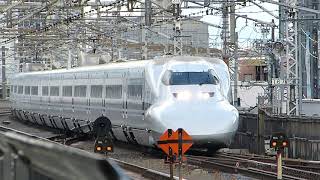 JR Central Tokaido Shinkansen Seri 700 | JR東海東海道新幹線700系静岡駅