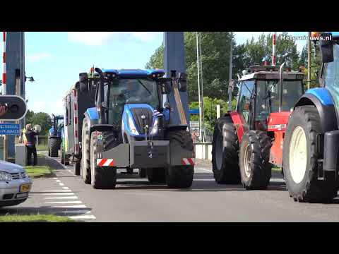 Boeren verlaten toeterend brug Gaarkeuken