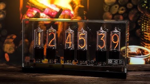 The ZIN18 Reborn Clock does a hat-tip to the 70-year-old Nixie technology