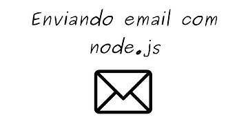 Enviando email com node.js