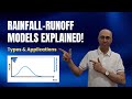 Types of Rainfall–Runoff Models Explained | Processes, Space, Time, and Uncertainty