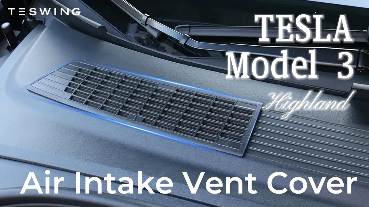 Tesla Model 3 Pre Air Filter for intake to protect cabin filter easy  install 