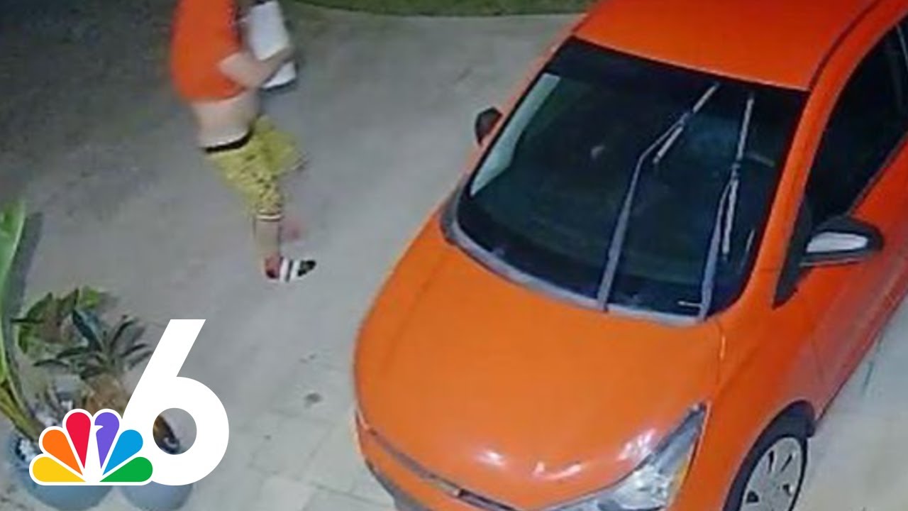 Porch pirate CAUGHT ON CAMERA stealing packages from Miami Springs home ...