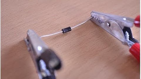 How to test diode without component tester?