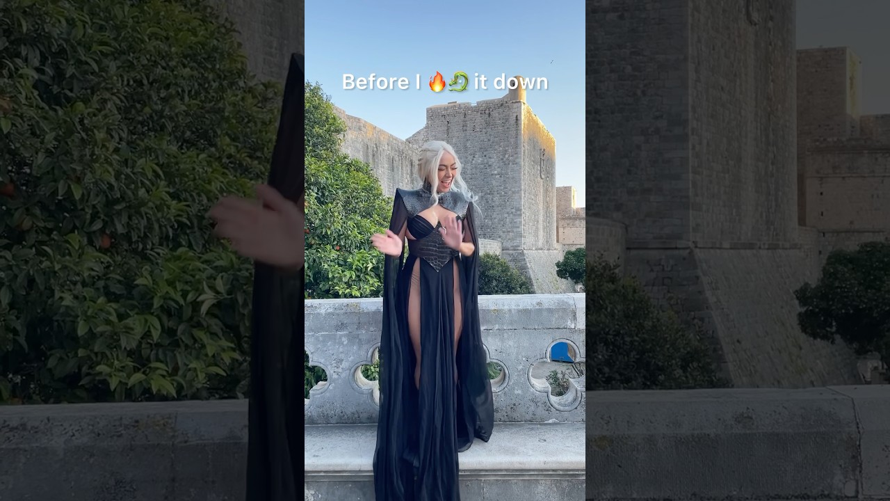 Sharing some of my favorite videos from 2024 including me cosplaying as Daenerys in Croatia 🤣🐉