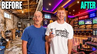 I Turned My Dad's Old Basement Into His Dream Sports Bar