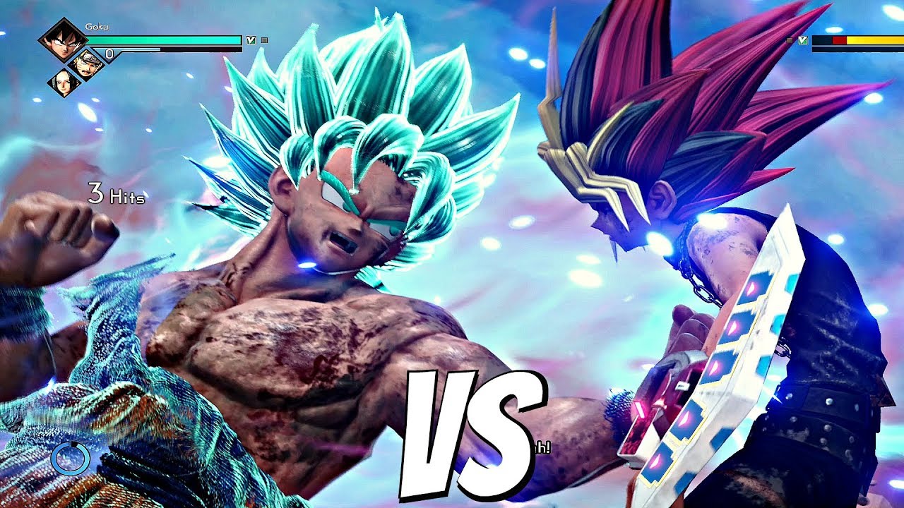 Yugi vs Goku SSB Kaioken 1vs1 Gameplay - JUMP FORCE