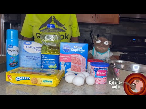 Strawberry Lemonade Cake | In The Kitchen w/ Granny & Duke