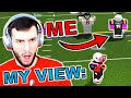 FOOTBALL FUSION BUT I&#39;M STUCK ON THE BALLCAM! (WR CHALLENGE)