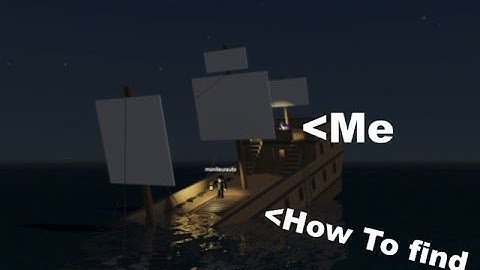 How To Find Wooden Ship || Roblox || Sail And Sink Simulator