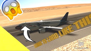 how to land without landing gear in rfs- (must watch tutorial for beginner pilots )