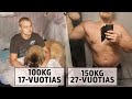 10 Vuoden Muutos Video | 100-150kg | Jesse Pynnönen